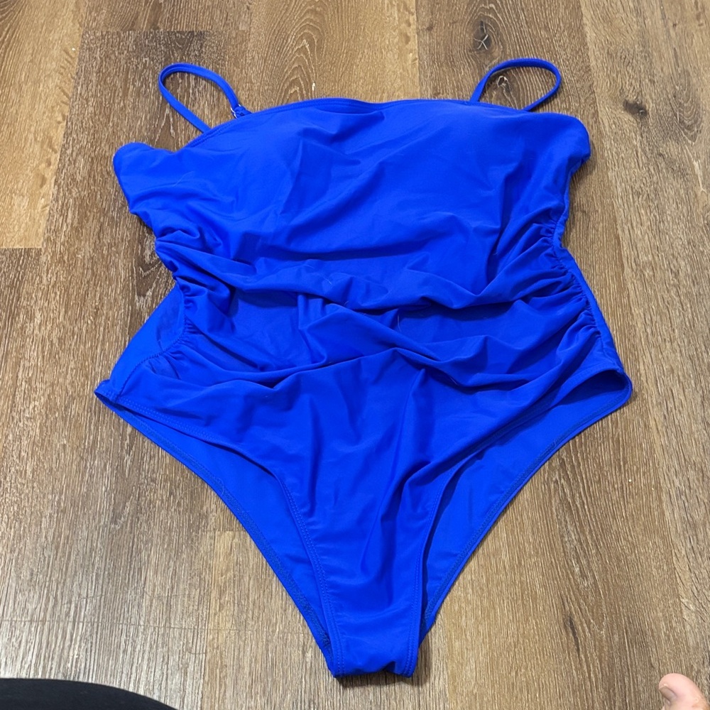 Amazon Women's One Piece Swimsuit in Vibrant Blue